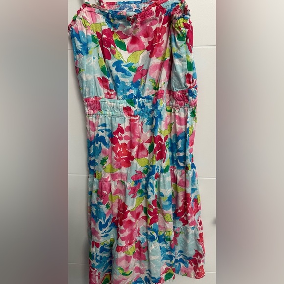 Old Navy Girls Vibrant Floral Sundress- Size XL (14-16) - Picture 3 of 5